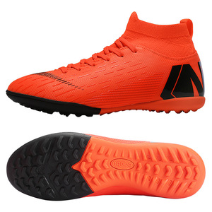 Chaussures de football montantes pour hommes 2023 – Crampons respirants en PU pour terrain synthétique et futsal, idéales pour l'extérieur en été - Product Image 1