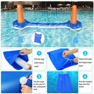 Flotador inflable flotante de tamaño personalizado para <span class=keywords><strong>piscina</strong></span> de <span class=keywords><strong>voleibol</strong></span> y baloncesto para niños y adultos, actividades acuáticas, natación y juegos divertidos - Product Image 3