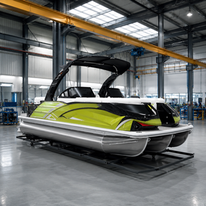 Bote Pontón de Aluminio Desmontable de 22 pies para 12 Personas, Serie Deportiva de 3 Tubos, Certificado CE, Motor Opcional para Envío en Contenedor - Product Image 5