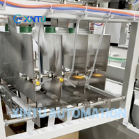 Machine d'emballage automatique électrique à chargement par chute, haute vitesse, pour bouteilles, canettes, produits rigides et métalliques