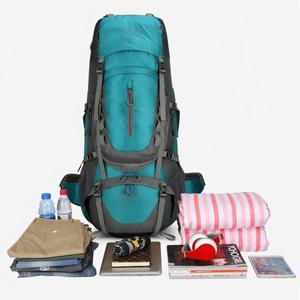 Mochila <span class=keywords><strong>de</strong></span> Senderismo <span class=keywords><strong>de</strong></span> Nailon <span class=keywords><strong>de</strong></span> Alta Calidad <span class=keywords><strong>de</strong></span> 75L, Mochilas <span class=keywords><strong>de</strong></span> Trekking Duraderas, <span class=keywords><strong>Bolsa</strong></span> Reciclable para Deportes al Aire Libre Multiusos, Camping - Product Image 2