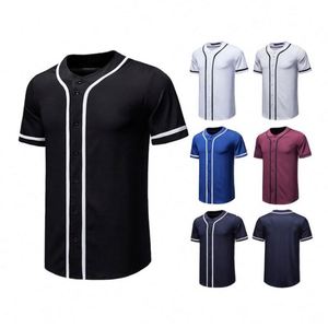 Maillot de football respirant grande taille de haute qualité, style esthétique, nouveau uniforme de baseball surdimensionné - Product Image 2