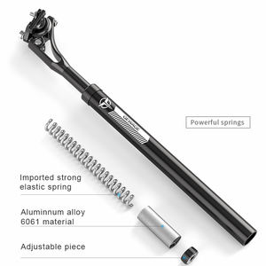 Weage – accessoires de vélo <span class=keywords><strong>tige</strong></span> de <span class=keywords><strong>selle</strong></span> en alliage d'aluminium, <span class=keywords><strong>amortisseur</strong></span> de siège, <span class=keywords><strong>tige</strong></span> de <span class=keywords><strong>selle</strong></span> réglable - Product Image 5