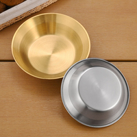 Bol à salade en acier inoxydable grande capacité, doré et argenté, pour soupes coréennes, riz, nouilles, ramen – Vaisselle de cuisine, récipient alimentaire