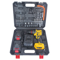 Ventes d'usine fournisseur chinois perceuse sans fil 21V ensemble de perceuse ensemble d'outils électriques tournevis perceuse à percussion