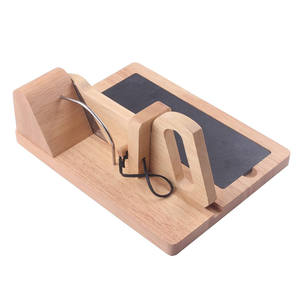 เครื่องหั่นไส้กรอกไม้ หั่นผลไม้ ผัก เนื้อแช่แข็ง เครื่องตัดไม้สำหรับชอริโซ ซาลามิ พร้อมใบมีดสแตนเลส - Product Image 4