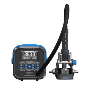 BF03 BF04 1300W Hot Air Rework <b>Station</b> 100-500C PID Digital Hot Air Gun SMD BGA Desoldering Straight Vortex Wind PCB Repair <b>Tool</b> - Product Image 1
