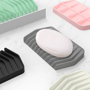 2023 nouveau design Silicone porte-éponge vidange évier organisateur étendoir pour salle de bain douche porte-savon - Product Image 2