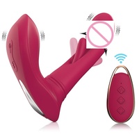 Erwachsenen-Sexspielzeug Klitoris-Nippel-Orgasmus-Gerät In-Vaginal Out-Vaginal Fernbedienung 12-Frequenz Vibration für Frauen Männer Sextoys