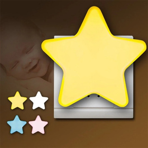 Mini LED Night Light EU/US Plug in Dusk to Dawn Sensor Wall Nights lampada farfalla per camera da letto corridoio scale corridoio - Product Image 5