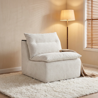 Sofá Modular Convertible Moderno, Sillón con Respaldo, Totalmente Comprimido, Ecológico, Sofá Cama para Apartamento, Sala de Estar, Hotel