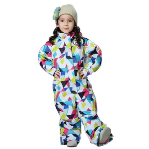 Wholesale outdoor large coat mountaineering ski wear snow suit outdoor sport overall ski wear crane sports kids ski wear