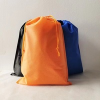 Grand sac à poussière en tissu non tissé réutilisable en coton personnalisé pochette de rangement écologique pour chaussures sac à cordon non tissé