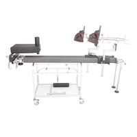 Positionneur de jambe orthopédique radiolucent en fibre de carbone de type T avec traction rapide 1100 mm pour remplacement de la hanche DAA et arthroscopie