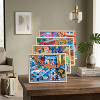 Puzzle en bois pour enfants, thème Véhicules de police, de pompiers et de construction, en bois de tilleul découpé au laser, non toxique, finition mate, boîte cadeau, OEM