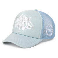 Topi Baseball Custom BSCI Sporty 5-Panel Motif Huruf Snapback Katun Dua Warna Logo Bordir 3D Custom Unisex