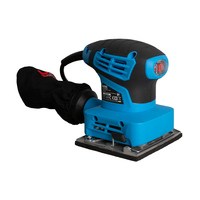 Ponceuse électrique professionnelle FIXTEC 240W, ponceuse à paume 1/4 de feuille pour le travail du bois