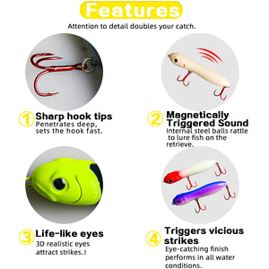 <b>Floating</b> Pencil Lure 10cm 16g Topwater Bait For Freshwater Fish Surface <b>Fishing</b> Lure With Rattle Bead - Product Image 5