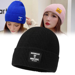 BSBH <strong>Pom</strong> <strong>Pom</strong> Knitted Cap Embroidered Jacquard <strong>Beanie</strong> Knit Winter Hat With <strong>Custom</strong> Logo - Product Image 4