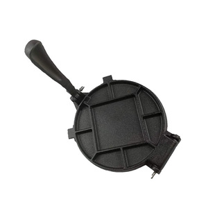 Cast Iron Pancake Press Round 18.5Cm 20Cm 26Cm Hand Operated Dough Press For Baking Pastry Tools - Product Image 2