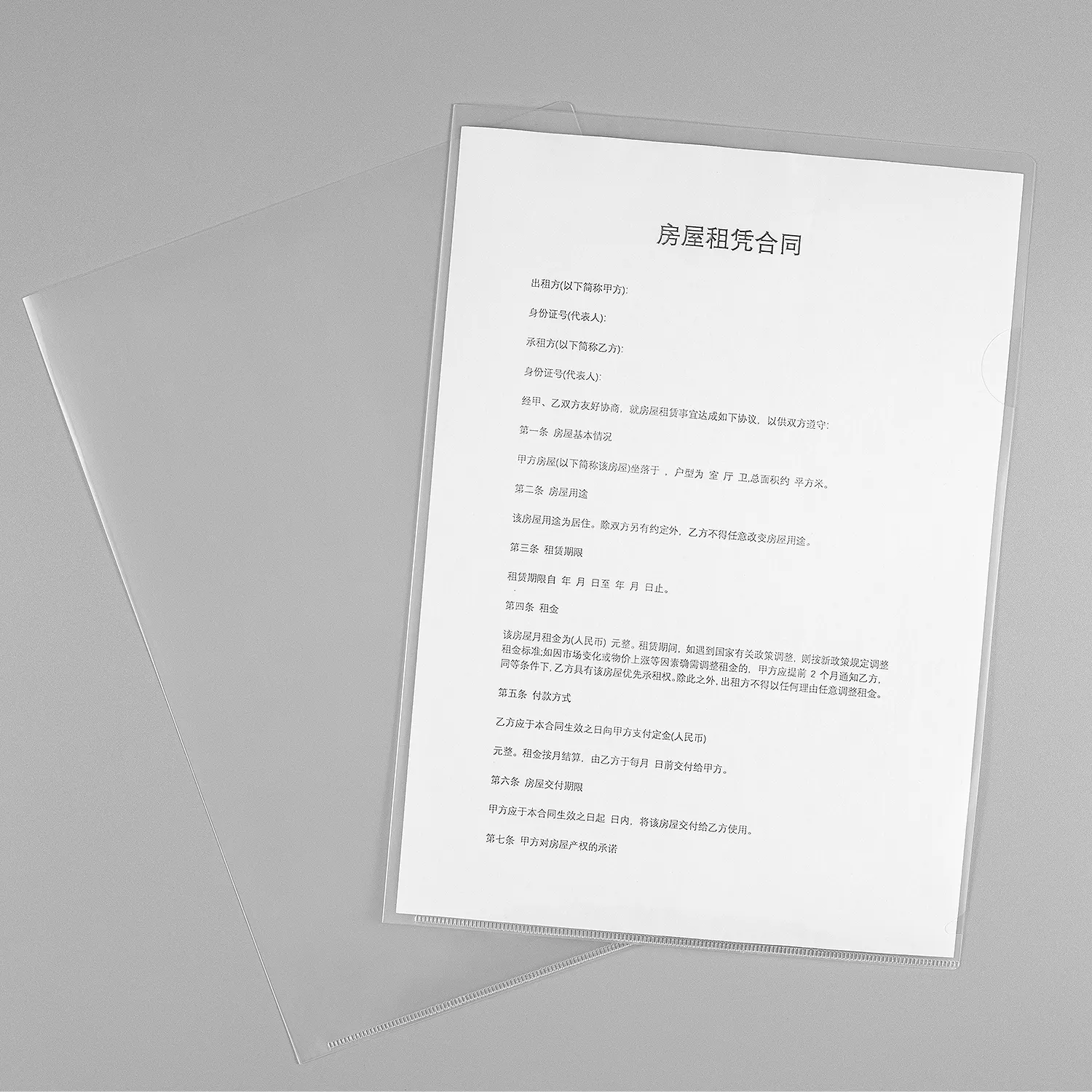 Lettera usa formato A4 porta documenti tascabile a forma di L cartelle trasparenti a forma di l cartelle in plastica con rivestimento in carta