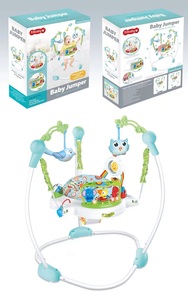 เก้าอี้เด็กแบบพับได้ มีล้อ มีดนตรี เก้าอี้กระโดดเด็ก เก้าอี้เด็กแบบโยก - Product Image 4