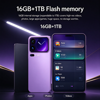 Ponsel M17 Pro Max 5G Versi Global 2026 16GB+1TB Layar HD 6.9 Inci 144Hz Kamera 108MP 7500mAh Smartphone Android
