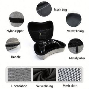 Bolsa de transporte EVA para almacenar el extractor de leche manos libres M5, doble, portátil, con flanqueado de doble sellado para boca de bebé - Product Image 5