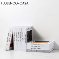 Livres décoratifs de mode en gros pour la décoration de tables basses et d'étagères domestiques