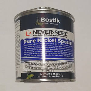 XQH179 Bostik Never-Seez NSBT-16N Graisse anti-grippage sans cuivre, résiste à la corrosion et à l'action galvanique, argent, NLGI Grade 1/2 - Product Image 5