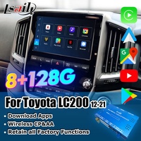 Module de mise à niveau Android Lsailt 8G OEM pour Land Cruiser 2012-2021 LC200 VXR GXL avec CarPlay sans fil, prise en charge de la caméra 360
