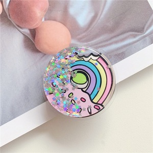 Silicon Portable Mobile Phone <strong>Finger</strong> Holder with Custom Logo Printing and Socket Grip Stand - Product Image 5