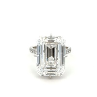 DiamondX Luxus 20 Karat Labor-Gezüchteter Diamantring Massives 18K Gold Brautschmuck