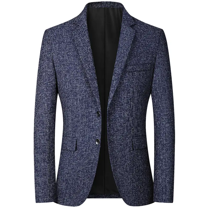 M-4XL Spring and Autumn New Men's Business Casual One Piece Small Suit Fashion Men's Solid Color Blazer Jacket