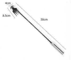 Ensemble d'outils de désherbage manuels DIY : <span class=keywords><strong>grattoir</strong></span> à herbe, râteau, pelle – Garantie 3 ans, OEM pour le désherbage de jardin, le creusement et la cueillette de légumes sauvages - Product Image 4