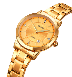 Reloj de Pulsera de Cuarzo para Mujer, Marca Skmei <span class=keywords><strong>1819</strong></span>, Diseño Moderno, Reloj de Cuarzo de Acero Inoxidable para Mujer - Product Image 1