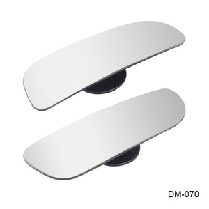 DM-070 HD Frameless Adjustable Long Strip <b>Small</b> Mirror <b>Blind</b> Spot Mirror Car Rearview Auxiliary Mirror Black New for - Product Image 5