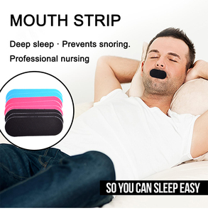 Cinta Bucal Ovalada de Algodón de Marca Privada Antirronquidos para Desarrollar el Hábito del Sueño Nasal - Product Image 6