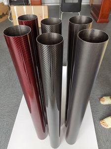 Venta directa de fábrica Tubo de fibra de carbono 3K para modelo de avión y patrón cuadrado deportivo - Product Image 4