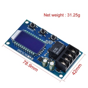 Module de contrôleur de charge de batterie solaire au plomb XY-L10A 10A avec carte de protection, chargeur, interrupteur horaire et indicateur de capacité de batterie - Product Image 2