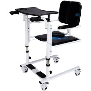 Wholesale Manual Crank Patient Transfer <b>Lifting</b> <b>Chair</b> with Commode For Handicapped Elderly People - Product Image 1