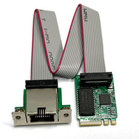 Cable de Cobre Industrial de un Solo Puerto 10/100/1000Mbps para PC, Gigabit Ethernet, LAN de Alta Velocidad, Stock Interno