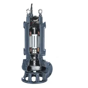 China fornecedor alta fluxo 0.8kw-7.5kw submersível esgoto slurry bombas com serviço oem