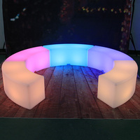 Meubles de bar lumineux pour discothèque, chaise et tabouret LED éclairés, chaises de bar lounge, produits rotomoulés, rotomoulage