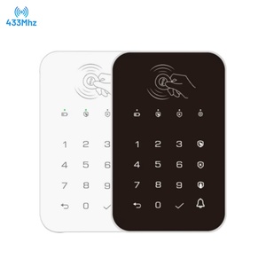 Không dây RFID thẻ cảm ứng Pad giả mạo bằng chứng RF433MHz bàn phím làm việc với hệ thống báo động - Product Image 1