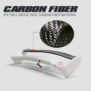 EPR pour Suzuki Swift ZC33S RS Type Spoiler arrière double couche en fibre de carbone de remplacement finition mate 2012-2021 - Product Image 3