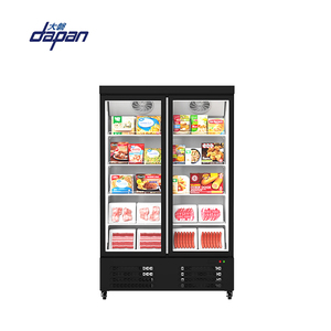 Congélateur vertical à refroidissement rapide pour magasin de proximité, réfrigérateur commercial de présentation, vitrine de supermarché avec porte vitrée - Product Image 3
