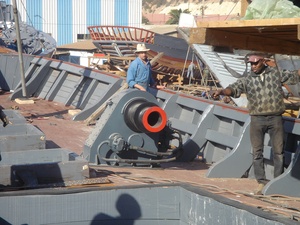 <span class=keywords><strong>Treuil</strong></span> de levage de filet hydraulique marin pour bateau de pêche avec valve proportionnelle manuelle pour le transport et l'amarrage de la senne coulissante - Product Image 5