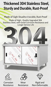 Meilleures ventes - <span class=keywords><strong>Armoire</strong></span> de stockage alimentaire en acier inoxydable pour usage commercial, pour restaurant, cuisine commerciale - Product Image 3