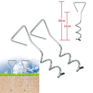 Piquets de sol en spirale Mount Kailash, 30 cm, en alliage, pour le camping, la fixation des auvents de camping-car - Product Image 1